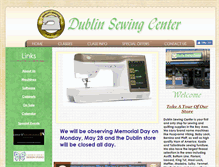 Tablet Screenshot of dublinsewing.com